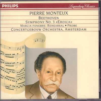 PIERRE MONTEUX - BEETHOVEN: SYMPHONY NO. 3 (EROICA), MARCIA FUNEBRE: REHEARSAL, PROBE.