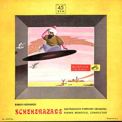 RIMSKY-KORSAKOFF: MARCH FROM THE SUITE TSAR SALTAN; SIDE 1 OF 5 RED DISCS