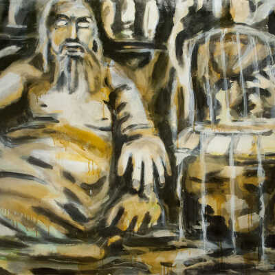 River God—Village Fountain