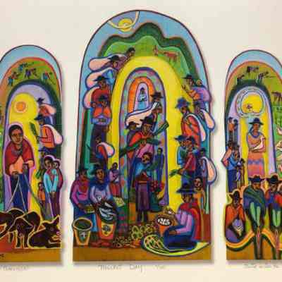 Market Day (triptych)