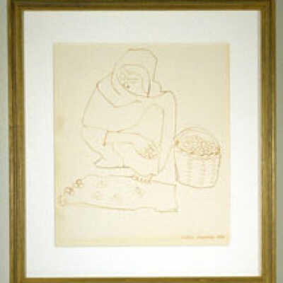 Woman and Basket