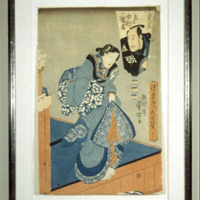 Beauty Preparing to Depart, Actor Nakamura Kajaku