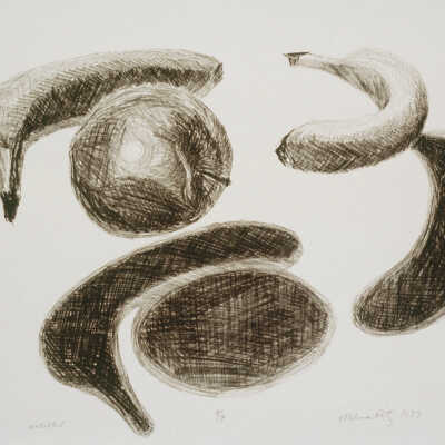 "Still life of fruit"