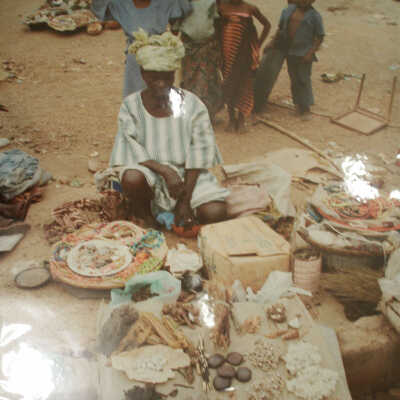 Nigeria: Herb Vendor, 1986