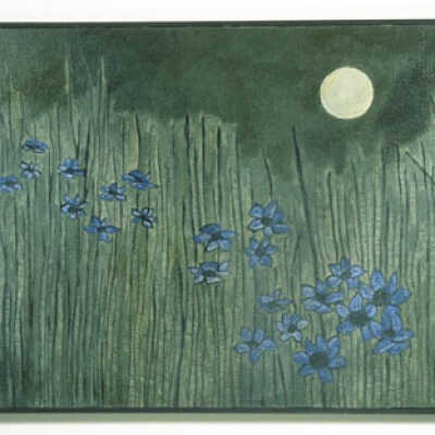 Untitled (Blue Flowers)