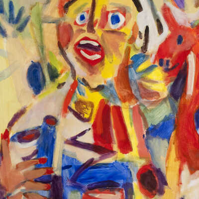 Self-Portrait at Breakfast