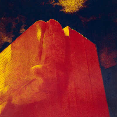 Lapis Shadow, cast by a lipstick angel, permeates a rubine garden of eternities and crossroads
