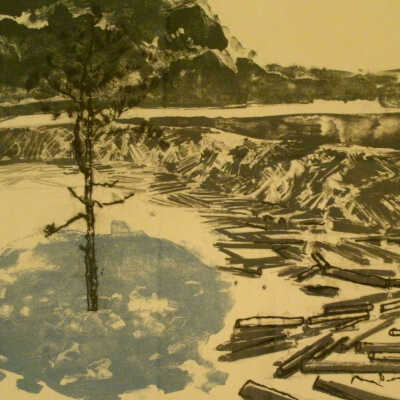 Grand Rapids Log Jam