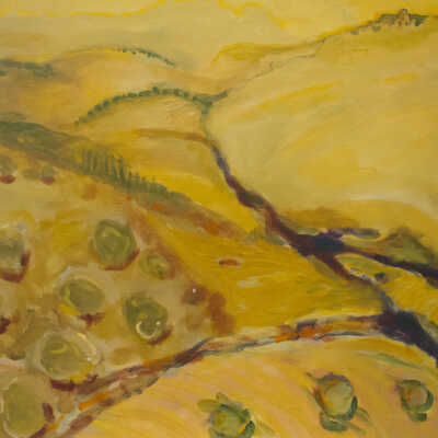 Tuscany Landscape--Fields