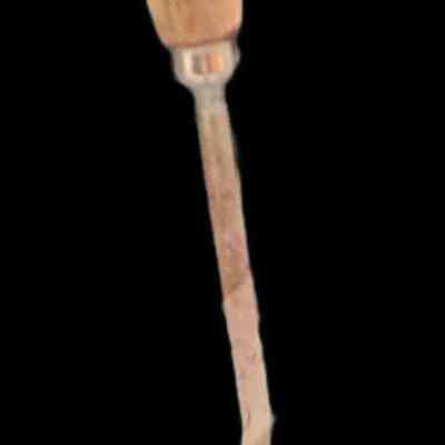 Carving Fork in Lava