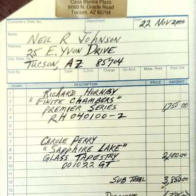 Original Reciept
