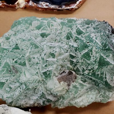 Fluorite with Quartz