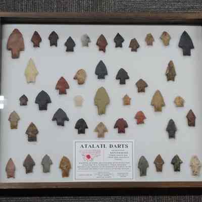 Atlatl Dart Point Board