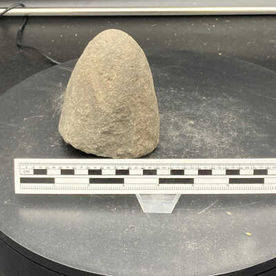 Broken grindstone