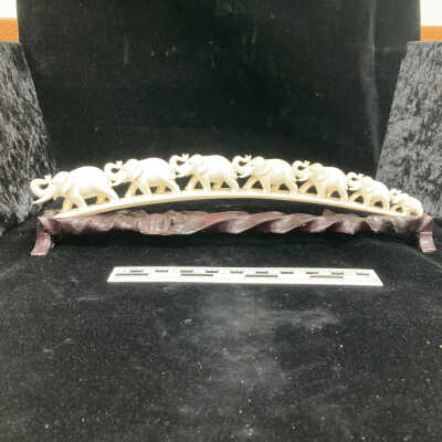Carved Ivory Tusk