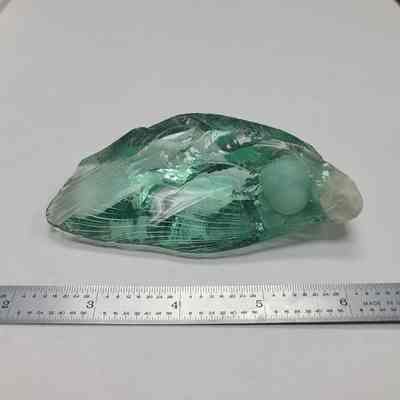 Chrysotile (Coca-Cola glass)