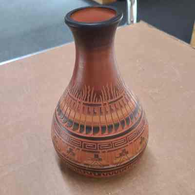 Etched Vase
