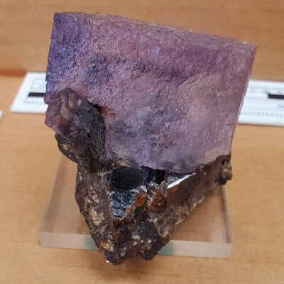 Fluorite on Sphalerite