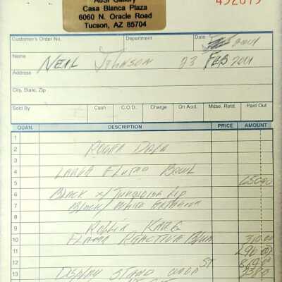Original Purchase Order