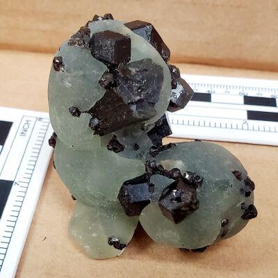 Prehnite with Garnet and Epidote