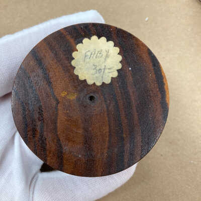 Sticker on base