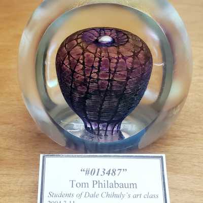 "Satin Paperweight #013487"