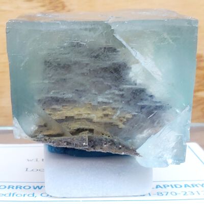 Clay in Fluorite