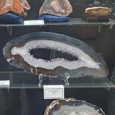 Brazilian Agate with Amethyst