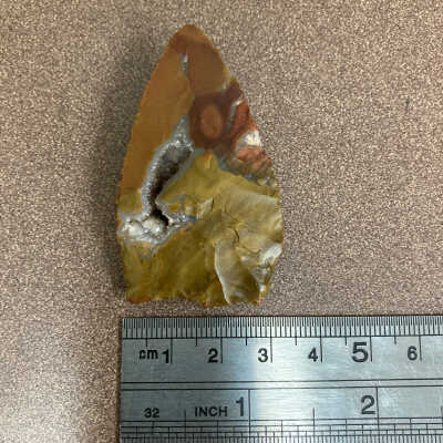 Projectile Point with Druzy