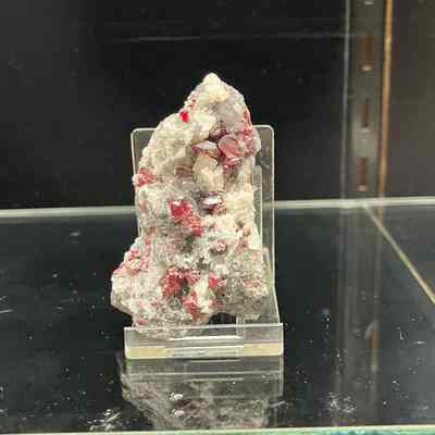 Cinnabar on Dolomite
