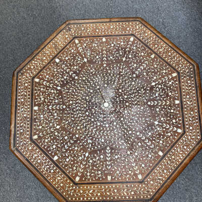 Ivory inlay table