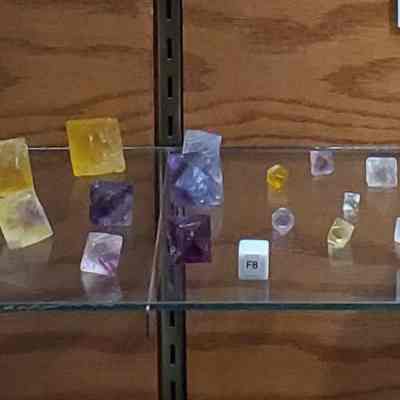 Fluorite Octahedrons