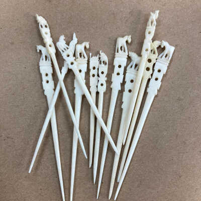 Picks post Treatment with Renaissance Wax