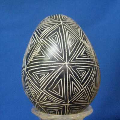 painted soap Egg Stone