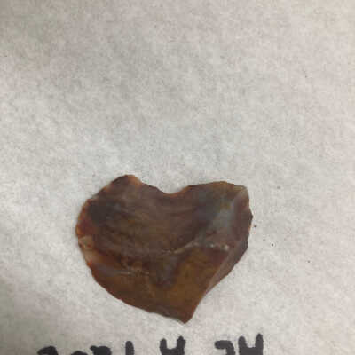 Red/Yellow Jasper secondary flake