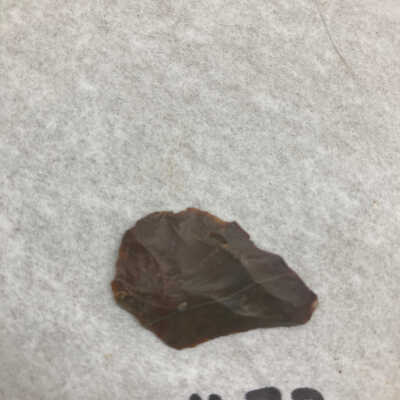 Red Jasper Modified Secondary Flake