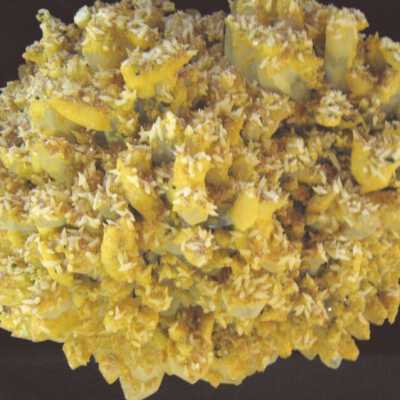 Cadmium coated Qtz w/Calcite