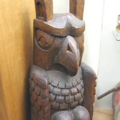 wooden totem