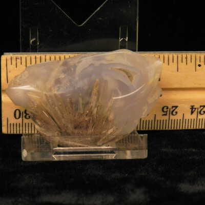 Quartz var. Agate (sagenite)