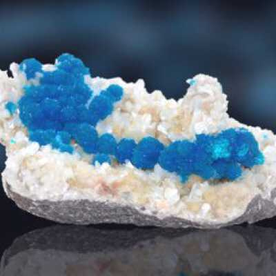 Cavansite on Stilbite