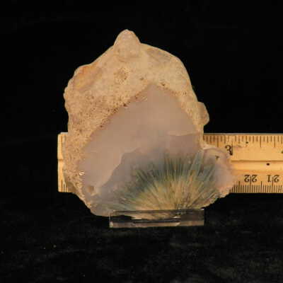 Quartz var. Agate (sagenite)