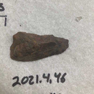 Red Jasper Worked Primary Flake