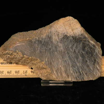 Quartz var. Agate (sagenite)