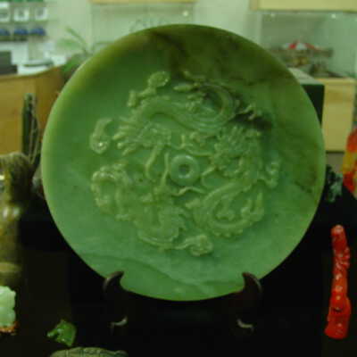 Nephrite Dragon Plate