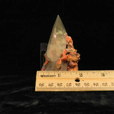 Quartz with Cinnabar