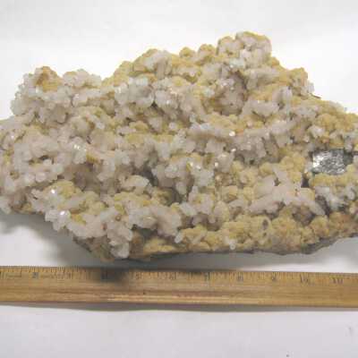 Pyrite in Calcite