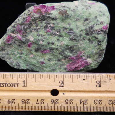Corundum var. Ruby in Zoisite