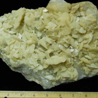 Calcite on Quartz