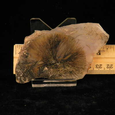 Quartz var. Agate (sagenite)