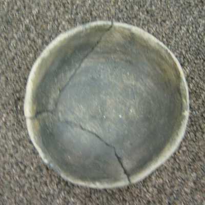 white & black bowl